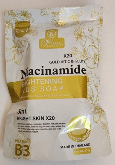 PERFECT SKIN LADY Niacinamide Brightening Plus Soap 80g